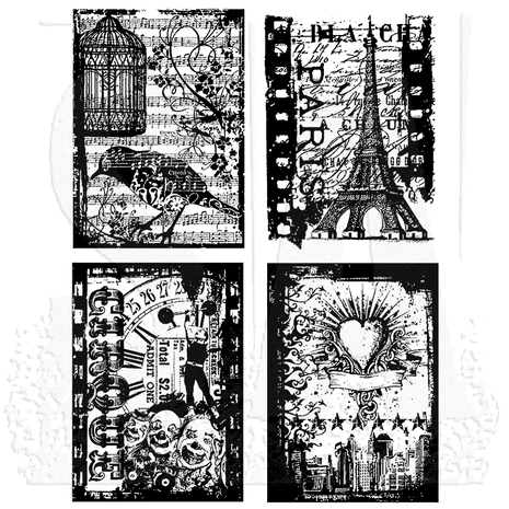 Stampers Anonymous Random Gatherings Tim Holtz Cling Stamps (CMS076) Stampers Anonymous Random Gatherings Tim Holtz Cling Stamps (CMS076)