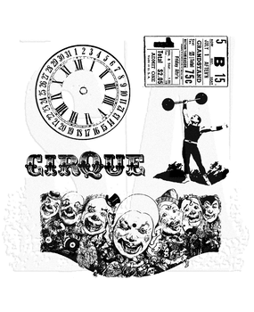 Stampers Anonymous The Big Top Tim Holtz Cling Stamps (CMS074)