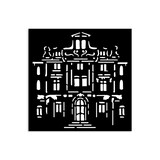 Stamperia Art of Travelling Thick Stencil 12x12cm Palace (KSTDS04)