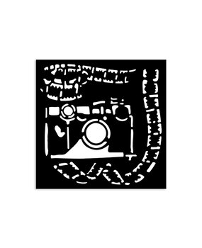 Stamperia Art of Travelling Thick Stencil 12x12cm Photography (KSTDS09) Stamperia Art of Travelling Thick Stencil 12x12cm Photography (KSTDS09)