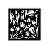 Art of Travelling Thick Stencil 12x12cm Tulips (KSTDS02) (DISCONTINUED)