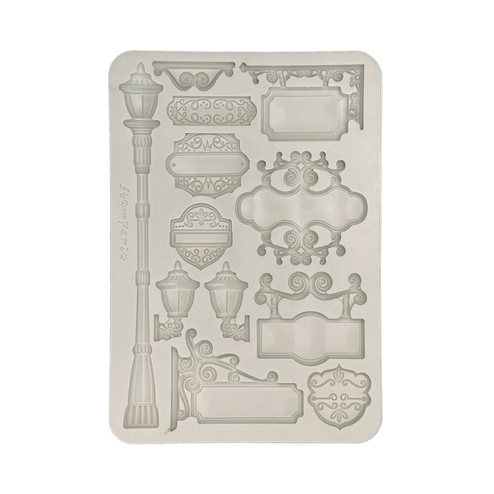 Stamperia Art of Travelling A5 Silicon Mould Plates (KACMA551)