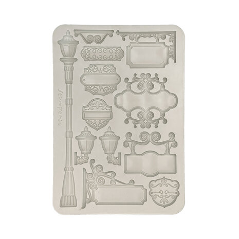 Stamperia Art of Travelling A5 Silicon Mould Plates (KACMA551)