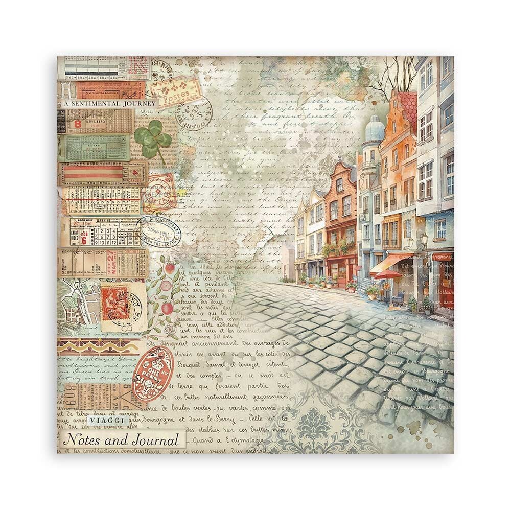 Stamperia Art of Travelling 12x12 Inch Paper Pack Maxi (Single Face) (SBBXLB19) Stamperia Art of Travelling 12x12 Inch Paper Pack Maxi (Single Face) (SBBXLB19)