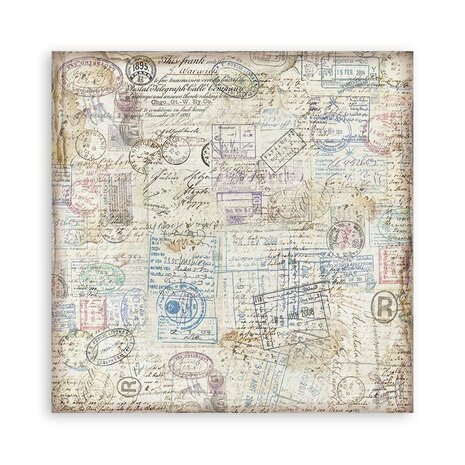 Stamperia Art of Travelling 12x12 Inch Paper Pack Maxi (Single Face) (SBBXLB19) Stamperia Art of Travelling 12x12 Inch Paper Pack Maxi (Single Face) (SBBXLB19)