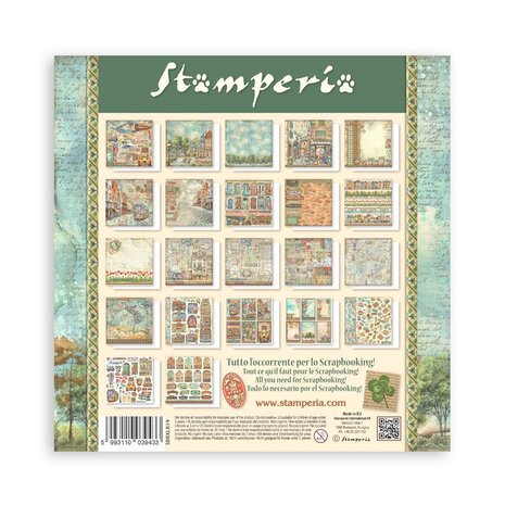 Stamperia Art of Travelling 12x12 Inch Paper Pack Maxi (Single Face) (SBBXLB19) Stamperia Art of Travelling 12x12 Inch Paper Pack Maxi (Single Face) (SBBXLB19)