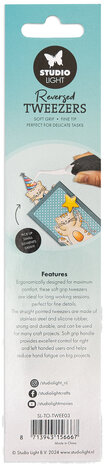 Studio Light Reversed Tweezers Soft Grip Fine Tip (SL-ES-TWEE03) (BASIC) Studio Light Reversed Tweezers Soft Grip Fine Tip (SL-ES-TWEE03) (BASIC)
