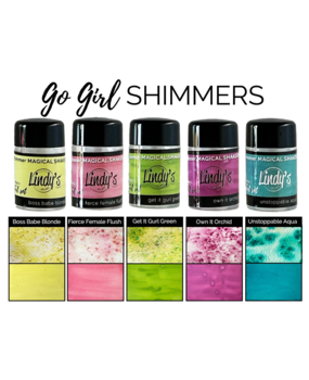 Lindy's Stamp Gang Go Girl! Shimmers Magical Shaker 2.0 SET (mshaker-SET-09)