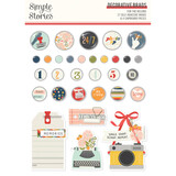 Simple Stories For The Record Decorative Brads (23528)