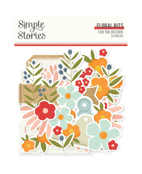 Simple Stories For The Record Floral Bits & Pieces (23521) Simple Stories For The Record Floral Bits & Pieces (23521)