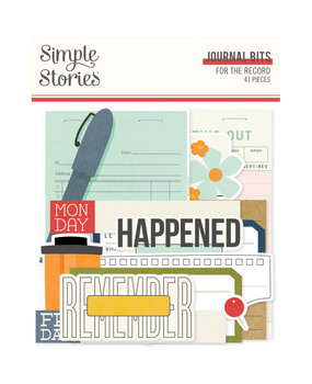 Simple Stories For The Record Journal Bits & Pieces (23520) Simple Stories For The Record Journal Bits & Pieces (23520)