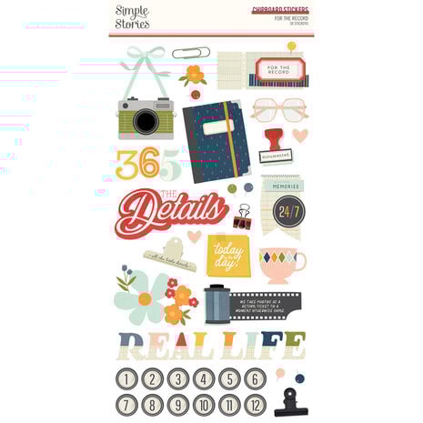 Simple Stories For The Record Chipboard (23518) (OUTLET)