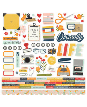 Simple Stories For The Record Cardstock Stickers (23502)