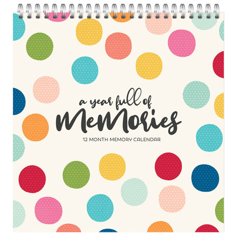 Simple Stories Color Vibe 12 Month Memory Calendar (23532)