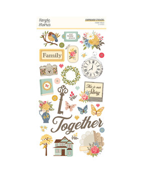 Simple Stories Front Porch Chipboard (23817)