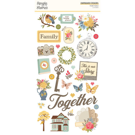 Simple Stories Front Porch Chipboard (23817)