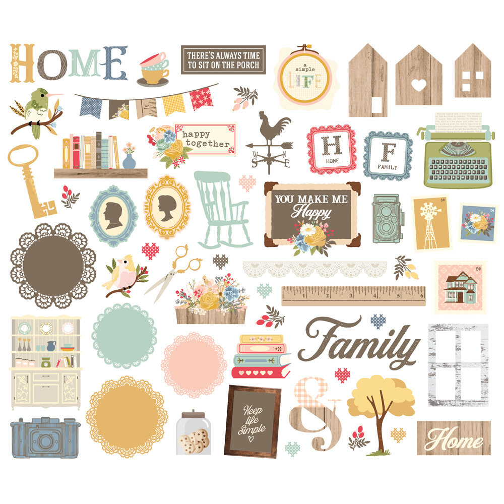 Simple Stories Front Porch Bits & Pieces (23818) (OUTLET)