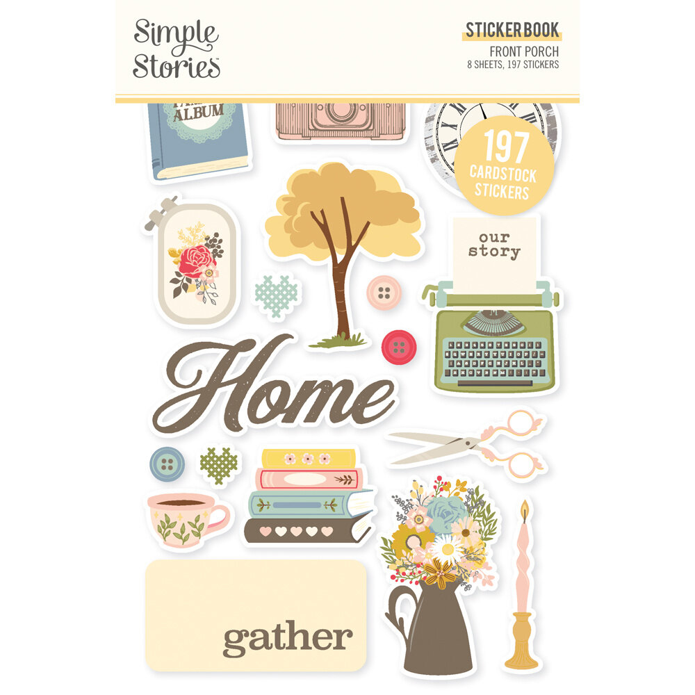 Simple Stories Front Porch Sticker Book (23825)