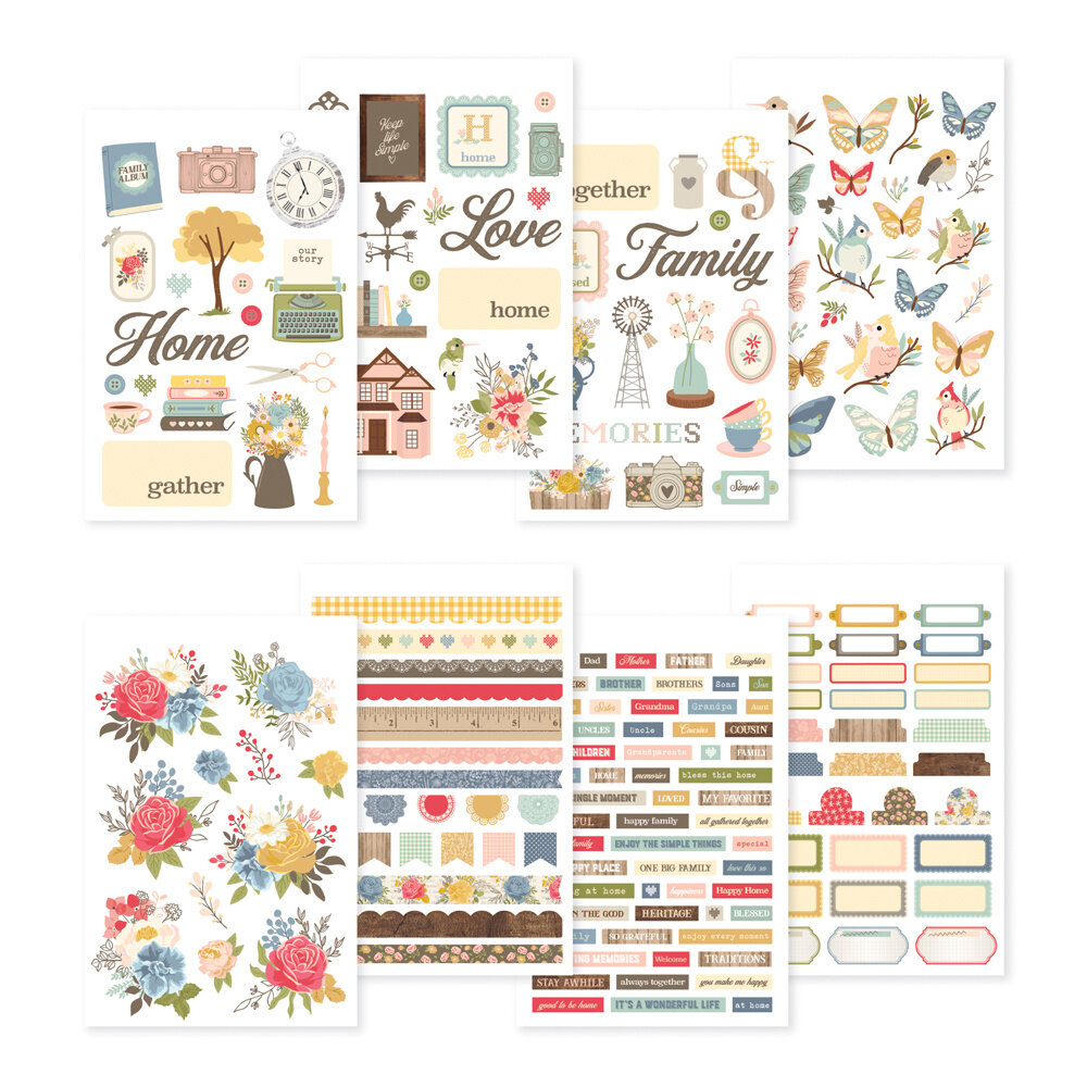 Simple Stories Front Porch Sticker Book (23825)