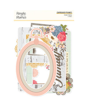 Simple Stories Front Porch Chipboard Frames (23826)