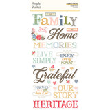 Simple Stories Front Porch Foam Stickers (23827)