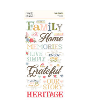 Simple Stories Front Porch Foam Stickers (23827)