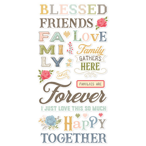 Simple Stories Front Porch Foam Stickers (23827)