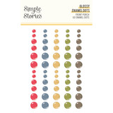 Simple Stories Front Porch Glossy Enamel Dots (23829)