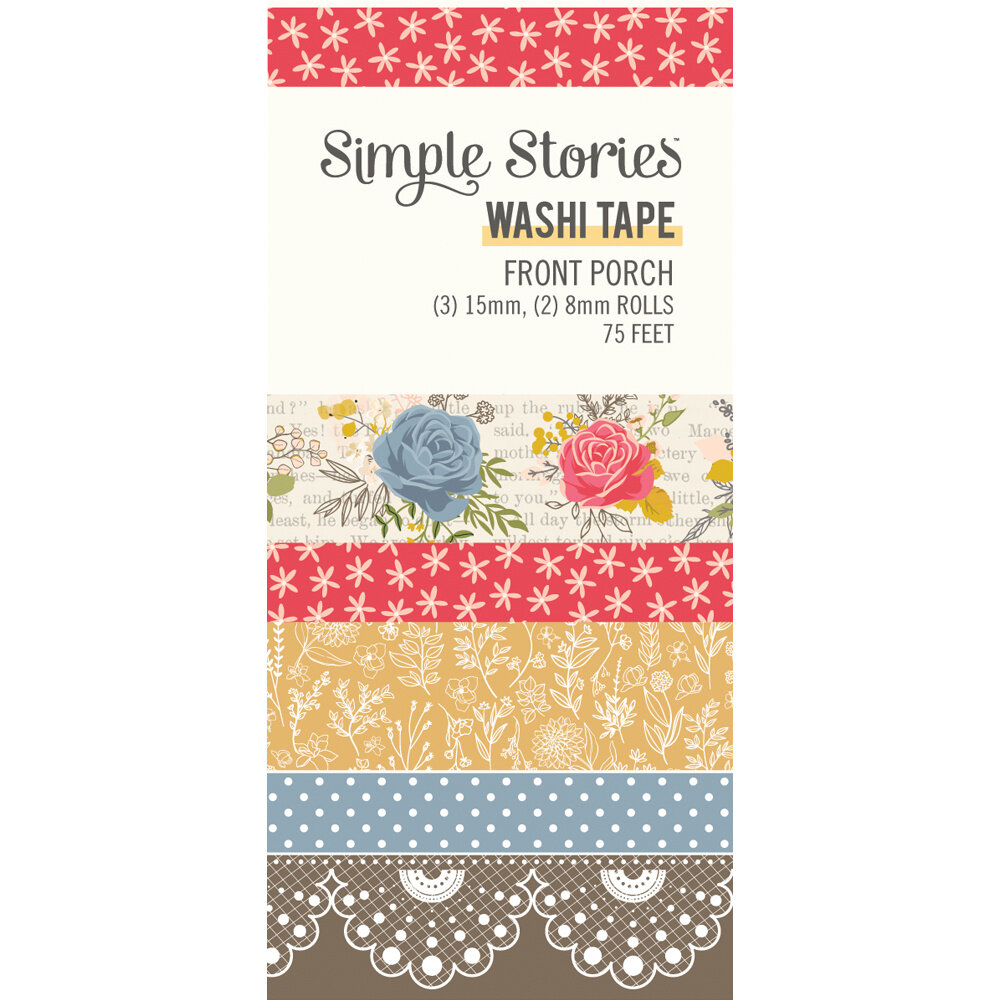 Simple Stories Front Porch Washi Tape (23830)
