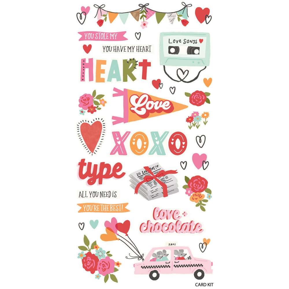 Simple Stories Heartstrings Simple Cards Kit (23616) Simple Stories Heartstrings Simple Cards Kit (23616)