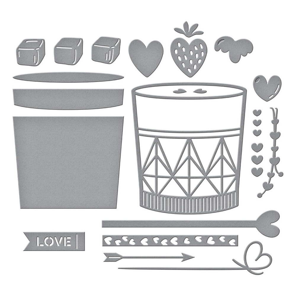 Spellbinders Love on the Rocks Etched Dies (S5-668) Spellbinders Love on the Rocks Etched Dies (S5-668)