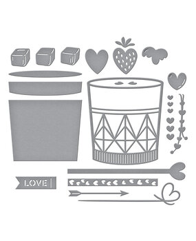 Spellbinders Love on the Rocks Etched Dies (S5-668)