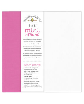 Doodlebug Design Bubblegum 6x8 Inch Mini Album (8480)