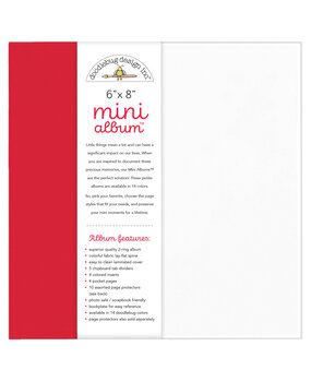 Doodlebug Design Ladybug 6x8 Inch Mini Album (8481)