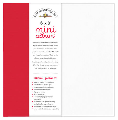 Doodlebug Design Ladybug 6x8 Inch Mini Album (8481)