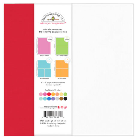 Doodlebug Design Ladybug 6x8 Inch Mini Album (8481)