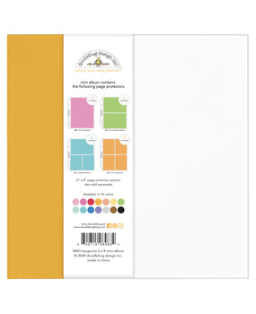 Doodlebug Design Tangerine 6x8 Inch Mini Album (8483)