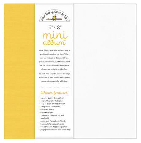Doodlebug Design Bumblebee 6x8 Inch Mini Album (8484) Doodlebug Design Bumblebee 6x8 Inch Mini Album (8484)