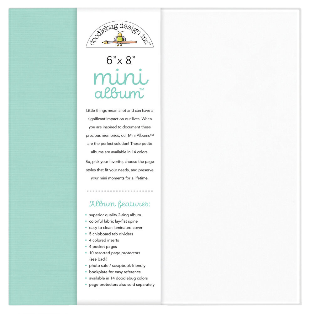 Doodlebug Design Mint 6x8 Inch Mini Album (8486)