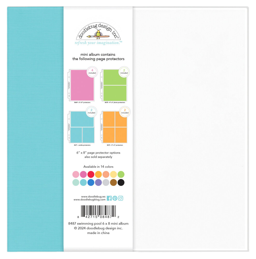 Doodlebug Design Swimming Pool 6x8 Inch Mini Album (8487)