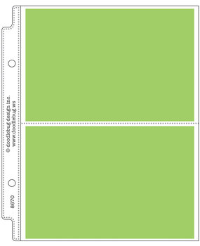Doodlebug Design Mini Album 4x6 Inch Photo Protectors (2pcs) (8670)