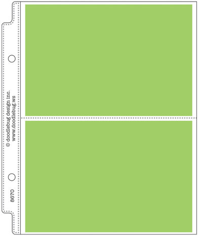 Doodlebug Design Mini Album 4x6 Inch Photo Protectors (2pcs) (8670) Doodlebug Design Mini Album 4x6 Inch Photo Protectors (2pcs) (8670)