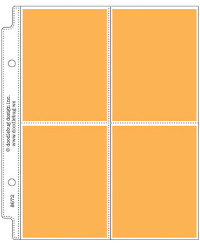 Doodlebug Design Mini Album 3x4 Inch Protectors (2pcs) (8672)