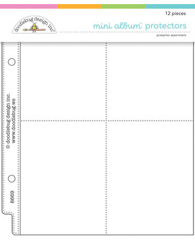 Doodlebug Design Mini Album Protectors: Assortment Pack (3x4pcs) (8673)