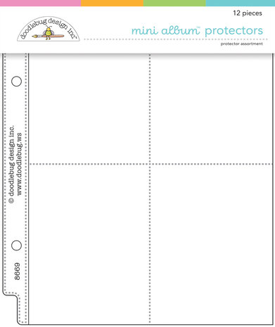 Doodlebug Design Mini Album Protectors: Assortment Pack (3x4pcs) (8673) Doodlebug Design Mini Album Protectors: Assortment Pack (3x4pcs) (8673)
