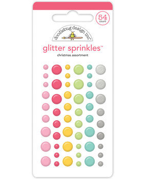 Doodlebug Design Tinsel Time Christmas Assortment Glitter Sprinkles (8667)