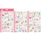 Doodlebug Design Tinsel Time Mini Icons Stickers (8734)