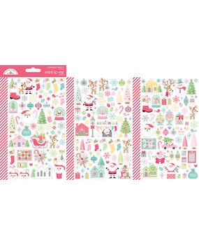 Doodlebug Design Tinsel Time Mini Icons Stickers (8734)