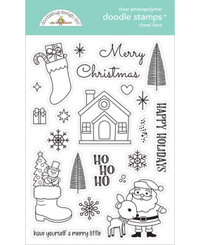 Doodlebug Design Tinsel Time Doodle Stamps (8743)