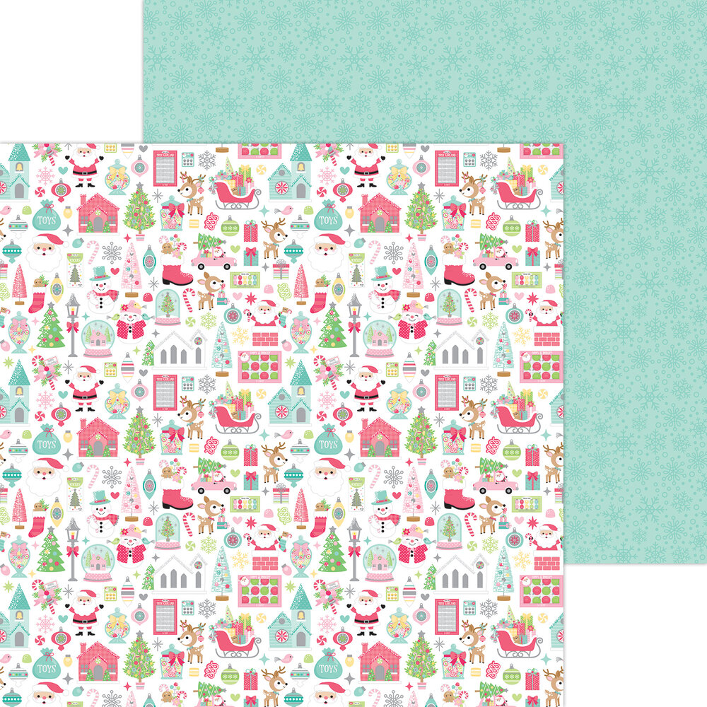 Doodlebug Design Tinsel Time 12x12 Inch Paper Pack (8767)